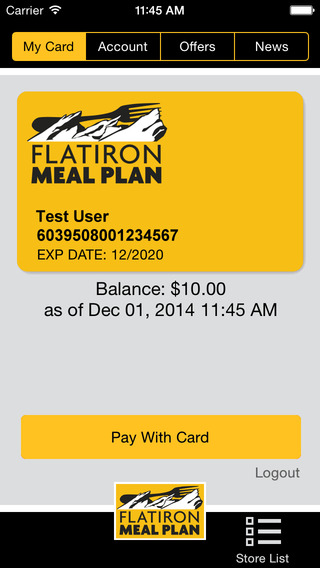 Flatiron Meal Plan - Pay-by-Phone