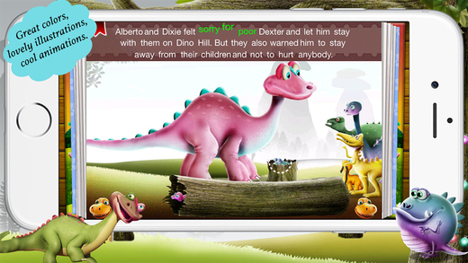 【免費書籍App】Dexter The Dino by Story Time for Kids-APP點子