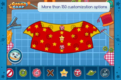 CosmoCamp: Migo and Pandy's Dress Up Game for preschoolers screenshot 4