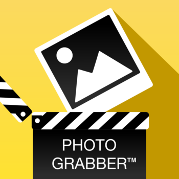 Photo Grabber Free - Grab Perfect Photo Picture Image and Fotos from Video Clip or Movie Film and Square Fit Scale Rotate Fill Background Colors and Add Text or Caption on Photo for Instagram LOGO-APP點子