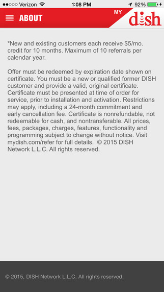 【免費娛樂App】DISH Refer a Friend-APP點子