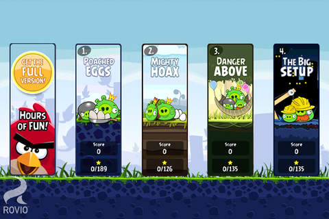 Angry Birds Free screenshot 2