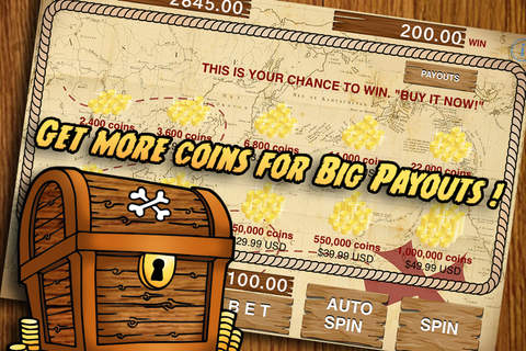 `` Pirate Treasure Kings Caribbean Slots Pro - Piratebay Slot Machine Game screenshot 4