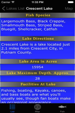 Florida Lakes - Fishing screenshot 2