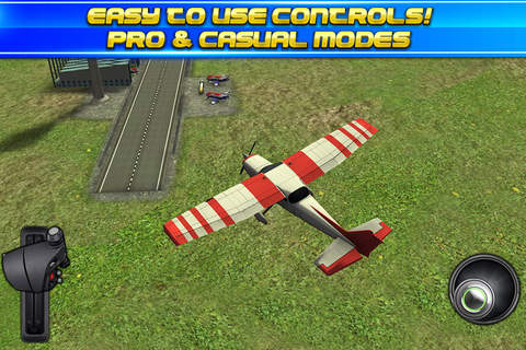 3D Stunt Plane Flying Parking Simulator Game - Real Airplane Driving Test Run Sim Racing Games screenshot 3