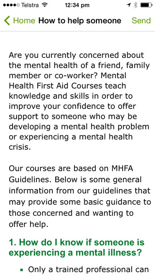 Mental Health First Aid MHFA