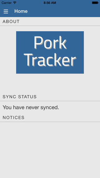 Pork Tracker Mobile