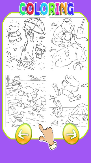Coloring for Babar Friend Edition