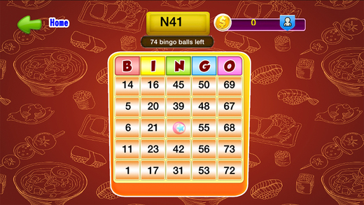 Sushi Bingo Boom - Free to Play Sushi Bingo Battle and Win Big Sushi Bingo Blitz Bonus