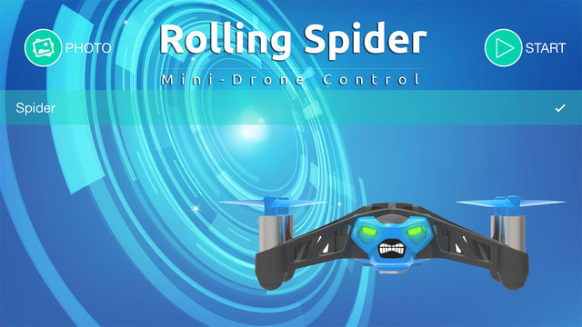 Rolling Spider Mini-Drone Control