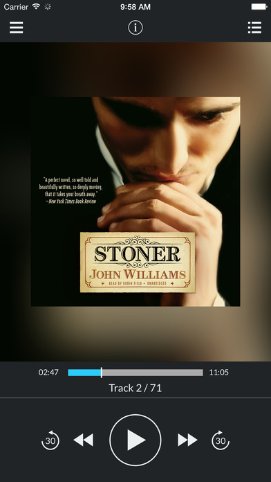 Stoner by John Williams UNABRIDGED AUDIOBOOK