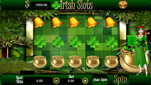 AAA Lucky Irish Free Vegas Casino Machine with Wheel Prize Bonuses and More