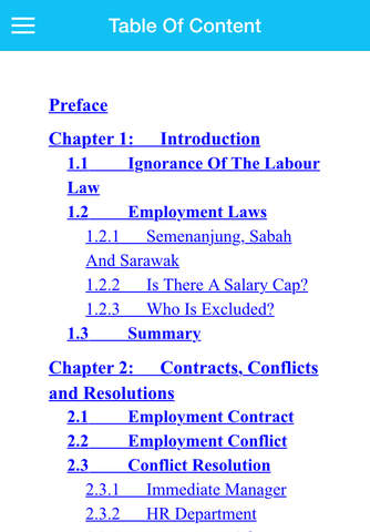 Malaysian Labour Law Abridged screenshot 2