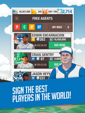 【免費遊戲App】Baseball General Manager 2015 - Major League Fantasy Mobile App-APP點子