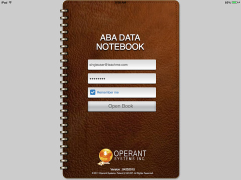 ABA Data Notebook - Skills Version