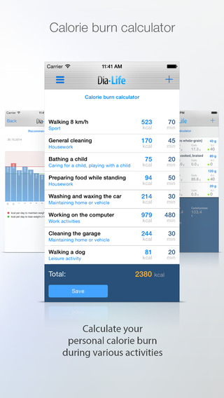 【免費健康App】DiaLife - calorie counter, calorie burn, glycemic index, weight tracking-APP點子