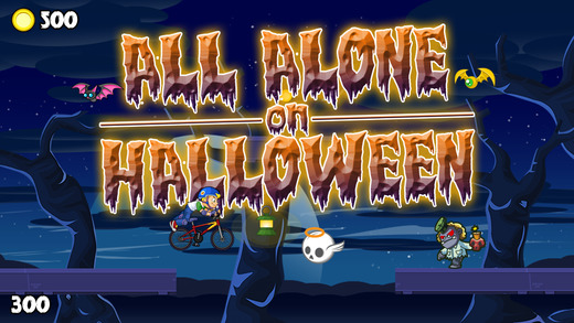 All alone on Halloween: Horror Bike Riding through the Haunted Forest