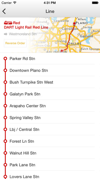 【免費旅遊App】ezRide Dallas - Offline Public Transport Trip Planner-APP點子