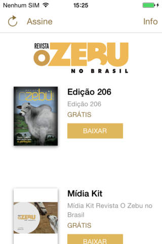 Revista O Zebu no Brasil screenshot 3