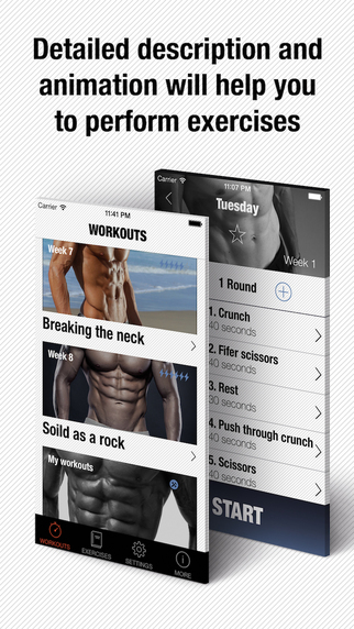 【免費健康App】Abs Workout - Personal Trainer for six pack ab training & exercises PRO-APP點子