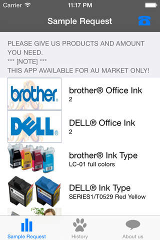 Office Ink Sample Request from PrintZone Tech AU screenshot 4