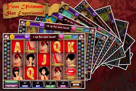 Lady In Red Slots - Your Ultimate Slot Experience with Wheel of Prizes and Bonus Games! screenshot 2