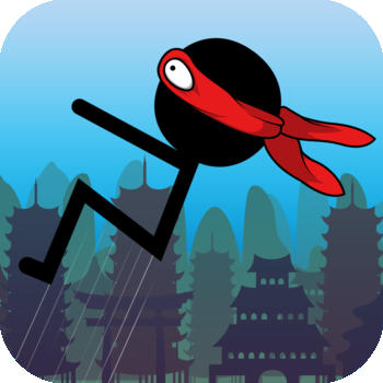 Backflip Stickman Ninja Madness - A Jump Rope 'N Fly Flipping Runner LOGO-APP點子