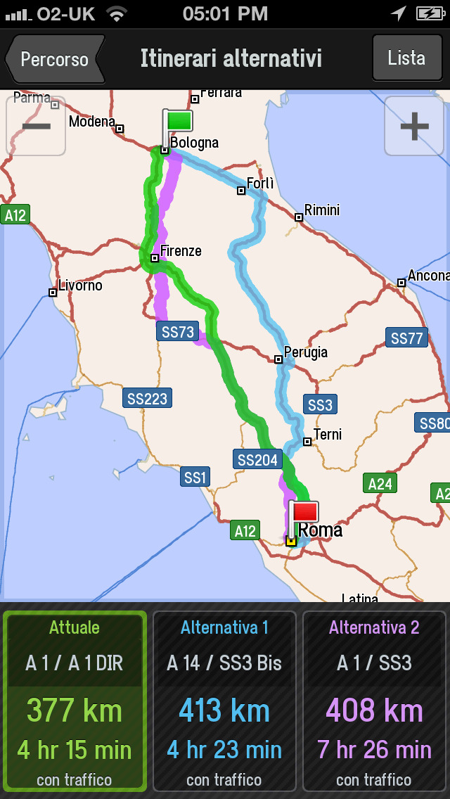 CoPilot Premium Italy – Offline GPS Navigation and Maps Screenshot 2