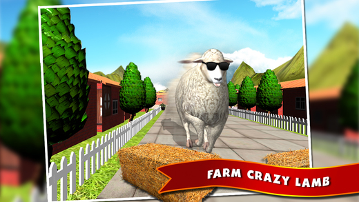 【免費遊戲App】Sheep Run Simulator 3D - Farm Crazy Lamb Running Simulation Game in Real City-APP點子