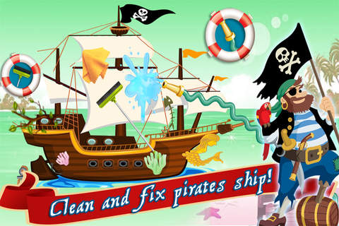 Pirate Ship Clean Up screenshot 2