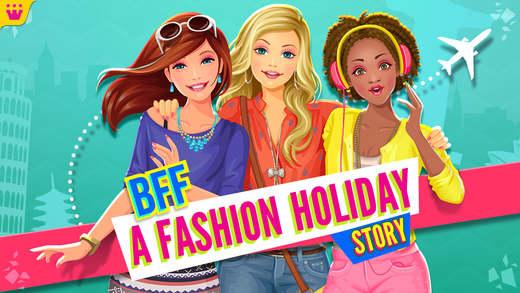 【免費遊戲App】BFF - A Fashion Holiday Story-APP點子