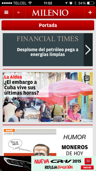 【免費新聞App】Milenio Diario-APP點子