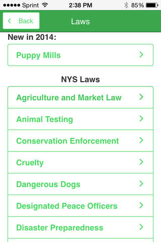 NYS Animal Law screenshot 2