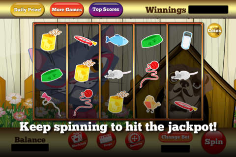 Ace Jackpot Cats and Dogs Slots Machine Fun - Las Vegas Spin to Win the Gold Jackpot City screenshot 3