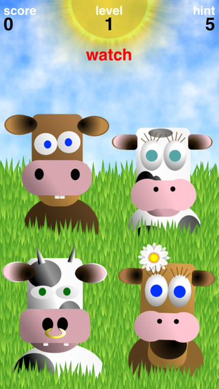 【免費遊戲App】Simoo Free - The simple Simon says game with cows!-APP點子