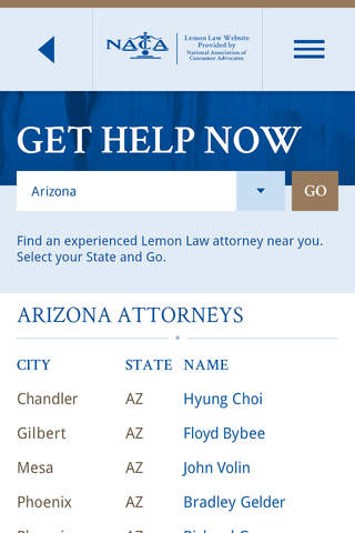 US Lemon Law screenshot 2