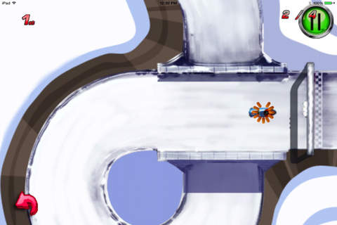 A Ride Sledge : Escape Chase Future Sprint Battle Version HD screenshot 3