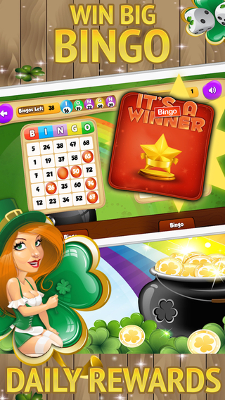 Leprechaun's Bingo World - A Lucky Number Casino Partyland Board Game
