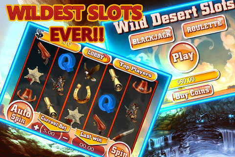 A Slots in Desert - Party and Win Unlimited Golden Bonanza screenshot 2