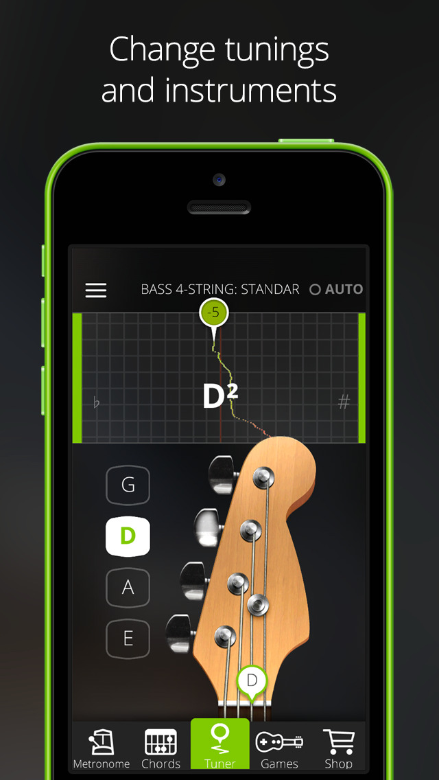 Download Guitar Tuna – The Ultimate Free Tuner for Guitar Bass and