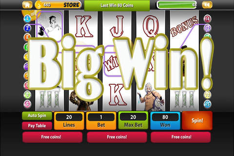"A+" Hercules Tiny Jackpot Tower Super Amazing Fortune Card Star Spin Slots of Las Vegas Casino screenshot 3