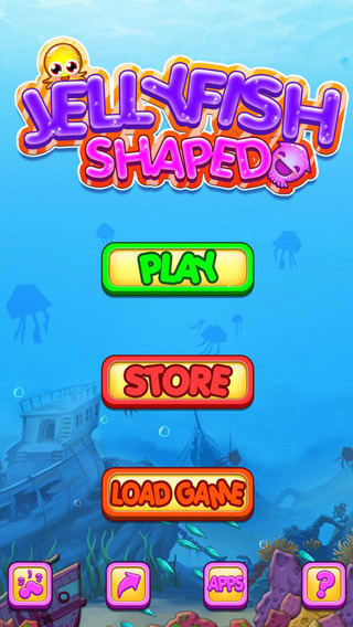 【免費遊戲App】JellyFish Shaped-APP點子