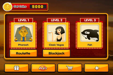 Win Big Best Pharaoh's Way to Las Vegas Strip Slot Machines Casino Pro screenshot 3