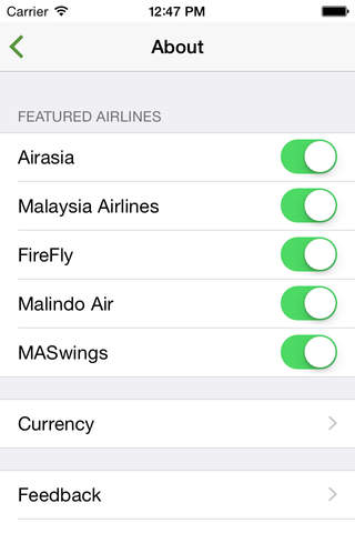 Malaysia Flight screenshot 4