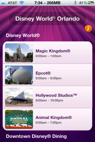 Free Wait times for Disney World screenshot 2