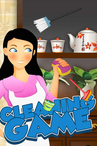Cleaning houses games - Clean Room and Kitchen screenshot 2