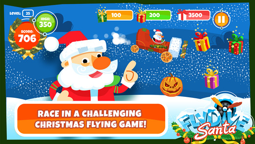 【免費遊戲App】FlyDive Santa- Build and Fly Santa's Flying Machine. New Christmas Game-APP點子