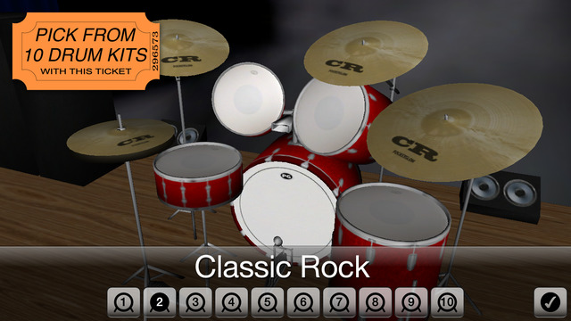 【免費音樂App】Spotlight Drums Pro ~ The drum set formerly known as 3D Drum Kit-APP點子