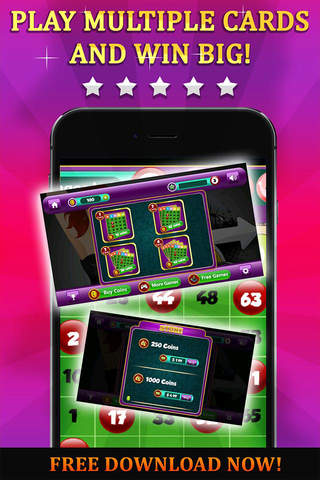 Bingo Lady Rush - Play Online Casino and Number Card Game for FREE ! screenshot 3