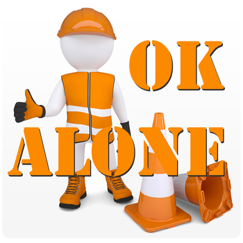 Ok Alone LOGO-APP點子